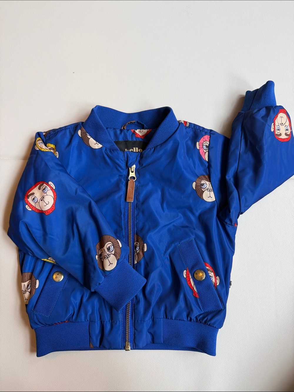 MINI RODINI MONKEY BASEBALL JACKET